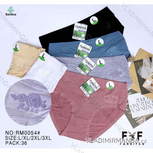 Kalhotky bambus dámské nadrozměr (L-3XL) PESAIL PES25RM0054