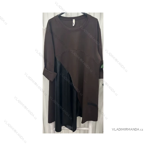 Šaty dlouhý rukáv dámské (S/M/L ONE SIZE) ITALSKÁ MÓDA IMPLI2551262