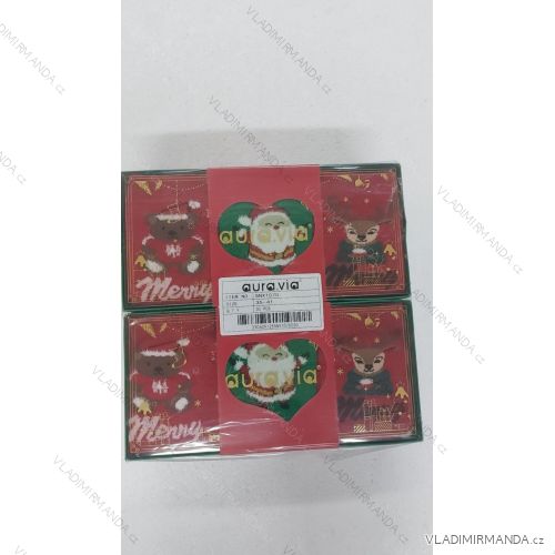 Ponožky slabé vianočné dámske (35-41) AURA.VIA AURA25SNX1070