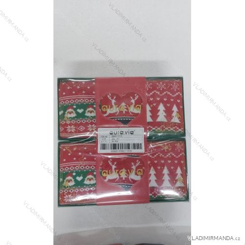 Thin Christmas cotton women's socks (35-38, 38-41) AURA.VIA AURA23SN517