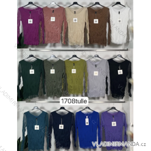 Women's long sleeve tunic (S/M/L ONE SIZE) ITALIAN FASHION IMPLI251202