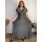 Lange Sommer-Haremshose für Damen (42/44/46 Einheitsgröße) ITALIAN FASHION IM424361 44/46/48 Silber