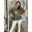 Women's Medium Length Skirt (S/M ONE SIZE) ITALIAN FASHION IMM23HG3154 M/L/XL green khaki