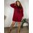 Women's casual summer short sleeve dress VIOLA (S/M/L ONE SIZE) ITALIAN FASHION IMSM25022