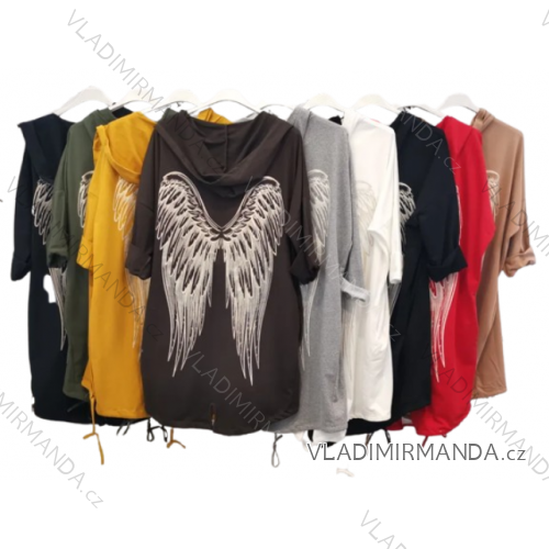 Cardigan bavlněný dlouhý rukáv dámský (S/M/L ONE SIZE) ITALSKÁ MÓDA IMPLI25011250