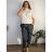 Sommerkleid Carmen aus Musselin für Damen (Einheitsgröße S/M) ITALIAN FASHION IMWE231506