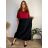 Women's Warm Long Sleeve Dress (L / XL ONE SIZE) ITALIAN FASHION IM421MIA
