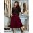 Svetr tenký dlouhý rukáv dámský (S/M ONE SIZE) ITALSKÁ MÓDA IMM21289 red S/M