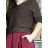 Svetr tenký dlouhý rukáv dámský (S/M ONE SIZE) ITALSKÁ MÓDA IMM21289 red S/M