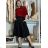 Svetr tenký dlouhý rukáv dámský (S/M ONE SIZE) ITALSKÁ MÓDA IMM21289 red S/M