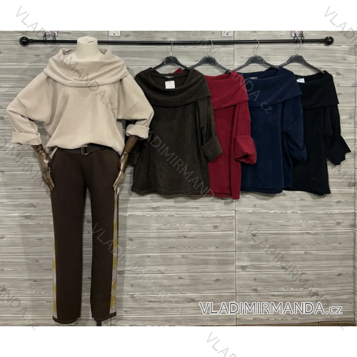 Tunika teplá dlouhý rukáv dámská (S/M/L ONE SIZE) IMPOZ25JSD-16793