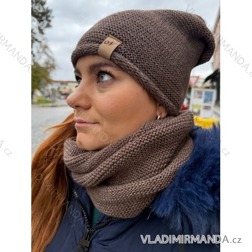 Wintermütze mit Pompon Damen (ONE SIZE) POLAND PRODUCT PV820056 EINHEITSGRÖSSE braun