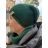 Wintermütze mit Pompon Damen (ONE SIZE) POLAND PRODUCT PV820056 EINHEITSGRÖSSE Smaragd