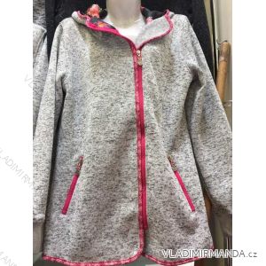 Mikina s kapucí na zip dámská (m-2xl) MADE IN CHINA TM017