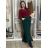 Women's Summer Long Harem Pants (42/44/46 ONE SIZE) ITALIAN FASHION IM424361 S / M / L black