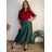 Women's Warm Long Sleeve Dress (L / XL ONE SIZE) ITALIAN FASHION IM421MIA