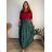Women's Warm Long Sleeve Dress (L / XL ONE SIZE) ITALIAN FASHION IM421MIA