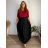 Women's Warm Long Sleeve Dress (L / XL ONE SIZE) ITALIAN FASHION IM421MIA