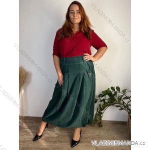 Sukně s páskem manžestrová dámská MONA (42/44/46 ONE SIZE) ITALSKá MóDA IMSM251161/DUR