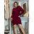 Jacket thin long sleeve women's (UNI XS-M) ITALIAN FASHION IM120049 S / M / L wine