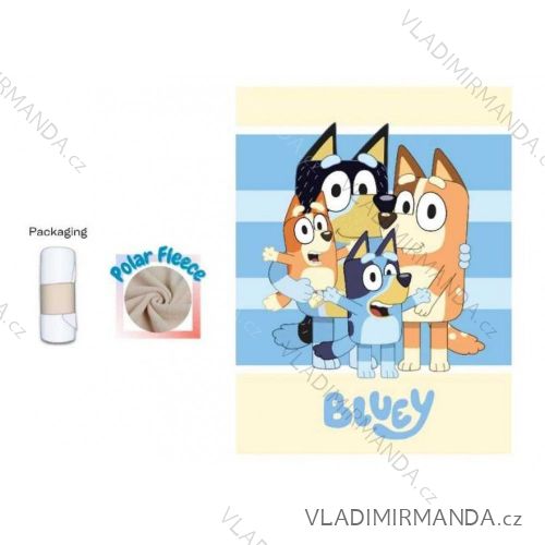 Deka přikrývka bluey dětská dívčí (100x140 cm) SETINO BLU36-5655