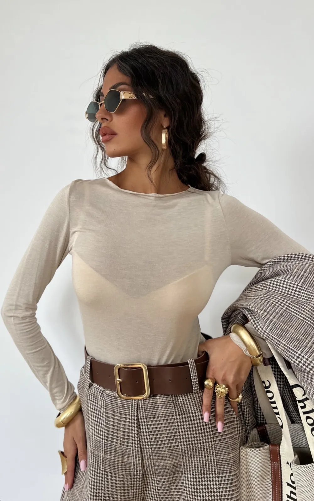 Langes, elegantes Damenkleid mit Trägern (S/M EINHEITSGRÖSSE) ITALIAN FASHION IMPLP2389050135