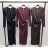 Šaty elegantný dlhý rukáv dámske (S/M/L ONE SIZE) TALIANSKA MÓDA IMM25M42998