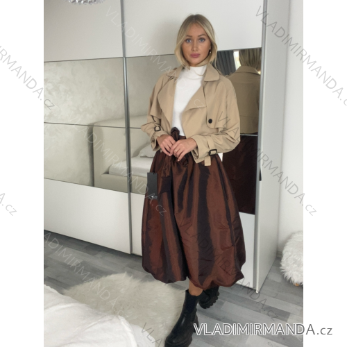 Damen Warmes Langarmkleid (L / XL ONE SIZE) ITALIAN FASHION IM421MIA