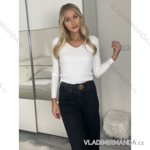 Eleganter Icecool-Overall für Damen (M/L, XL/XXL) AINUOSI ITALIAN FASHION IMB232785 XS/S/M weiß