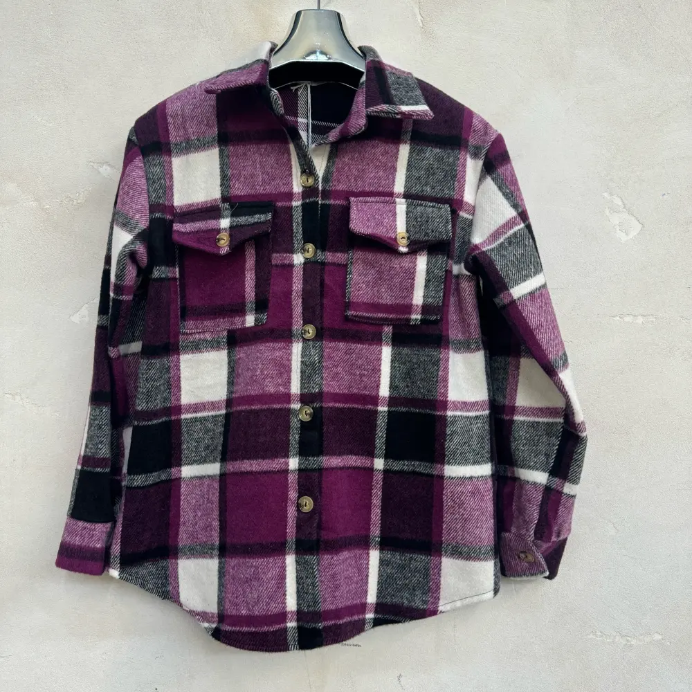 Košeľa teplá dlhý rukáv dámska (S/M/L ONE SIZE) TALIANSKA MÓDA IMPNF259040