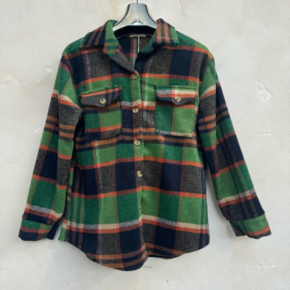 Košeľa teplá dlhý rukáv dámska (S/M/L ONE SIZE) TALIANSKA MÓDA IMPNF259040