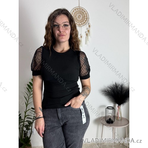 T-shirt short sleeve ladies camouflage (uni s / m) Italian FASHION IMT198832 -   black -   S / M