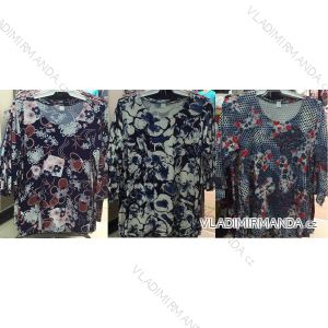 Tričko krátky rukáv dámske nadrozmerné (l-4XL) CLASSIC polski moda PM11747
