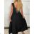 Damen Sommerkleid mit breiten Trägern (S/M/L ONE SIZE) ITALIAN FASHION IMPBB25B25300 -   weiß -   S / M / L