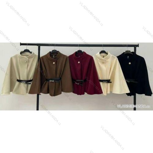 Kabátik elegantný s opaskom dlhý rukáv dámsky (XS/S/M ONE SIZE) TALIANSKA MÓDA IMM25M83358