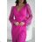 Women's long sleeve formal dress (34-48) POLISH FASHION PMLBC25314-01 pink 34