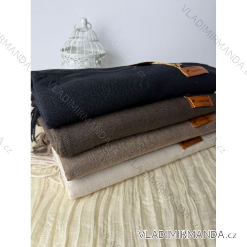 Warm long long women's cashmere scarf (uni w.72, d.190) PVB25002