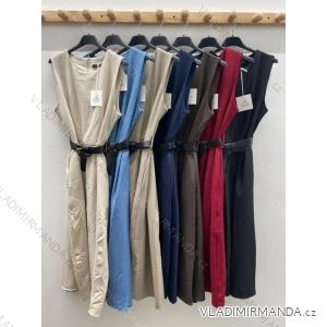 Langes ärmelloses Sommerkleid für Damen (Einheitsgröße S/M) ITALIAN FASHION IMPDY22LS16208