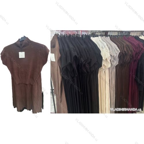 Tunika krátký rukáv dámská (XS/S/M ONE SIZE) ITALSKÁ MÓDA IMM25M5341