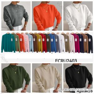 Svetr teplý dlouhý rukáv dámský (S/M/L ONE SIZE) ITALSKÁ MODA IMWKA259900