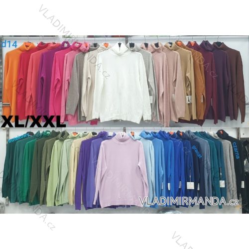 Langärmliger Pelzpullover für Damen (S/M/L ONE SIZE) ITALIAN FASHION IMWCH25116