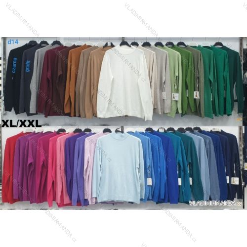 Svetr tenký dlouhý rukáv dámský nadrozměr (42/44/46 ONE SIZE) IMWDF255552