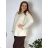 Knitted Dress a-Sweater Extended Long Sleeve Women's Plus Size (XL / 2XL ONE SIZE) ITALIAN FASHION IM4212261