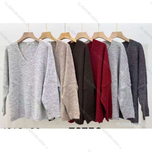 Leichter Kurzarmpullover für Damen (S/M/L ONE SIZE) ITALIAN FASHION IMWKK252585