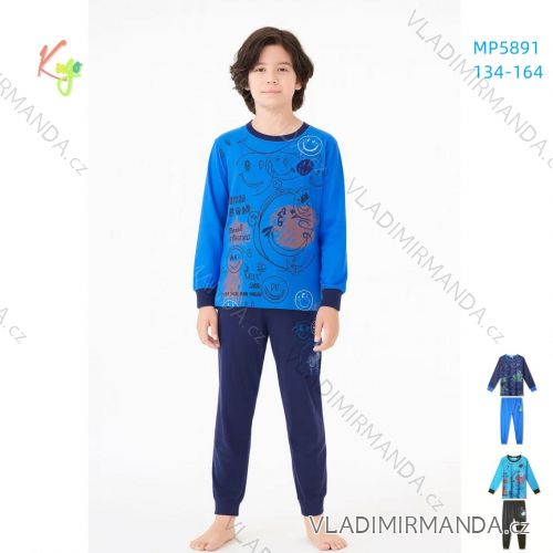 Pyžamo dlhé dorast chlapčenské (134-164) KUGO MP5891