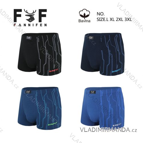 Herren-Boxershorts aus Baumwolle, Übergröße (L-3XL) FNF25250