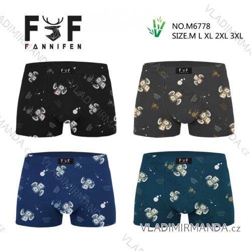 Boxerky bambusové pánske nadrozmer (M-3XL) FNF25M6778