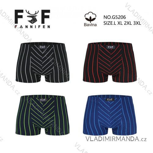 Men's bamboo boxer shorts, oversized (L-3XL) FNF25G5206