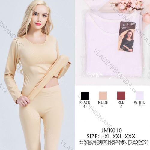 Nahtloses Thermo-Langarmshirt für Damen, Oversize (L - 3XL) GREENICE GRE25JMK010