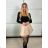 Šaty elegantní košilové dlouhý rukáv dámské (S/M ONE SIZE) ITALSKÁ MÓDA IMWY21734 -   beige -   S / M